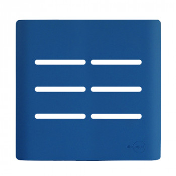 Placa 4x4 6 Interruptor - Novara Especiais Azul Fosco